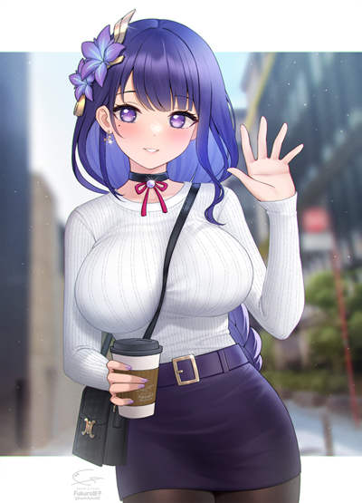 3D大胸动漫美女，被电奶头